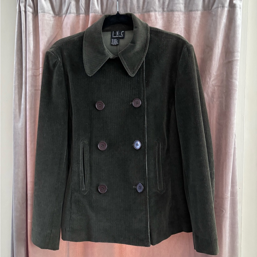 Forest Green Suit / Pants Jacket Sz 8 Vintage